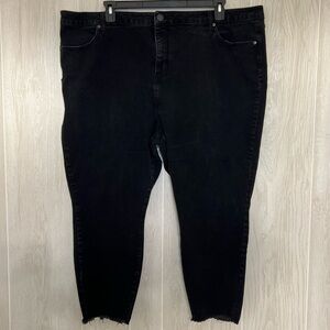 LC Lauren Conrad Plus Size Black Jeans Size 26 Short